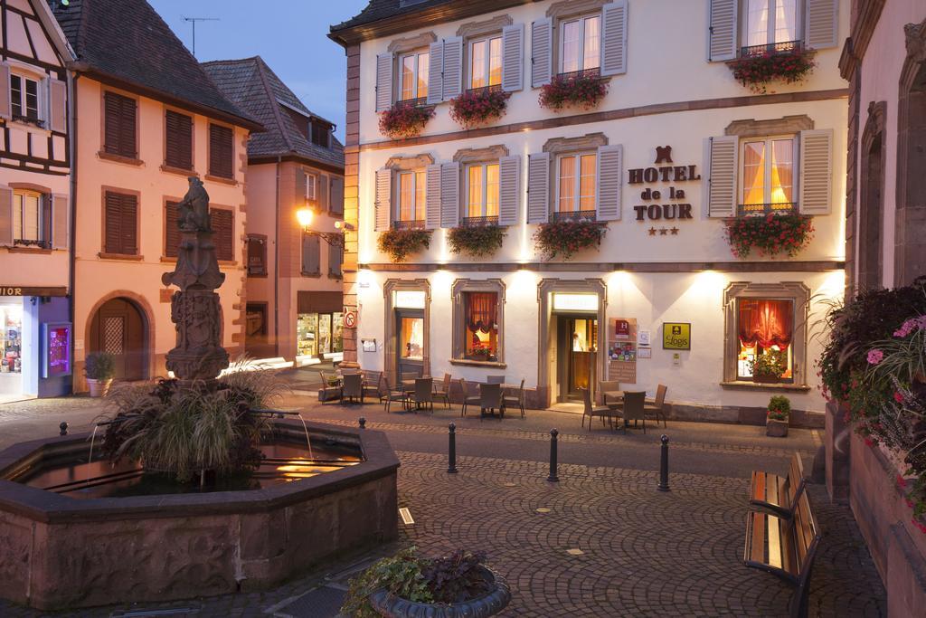 Logis Hotel De La Tour Ribeauvillé Exterior photo