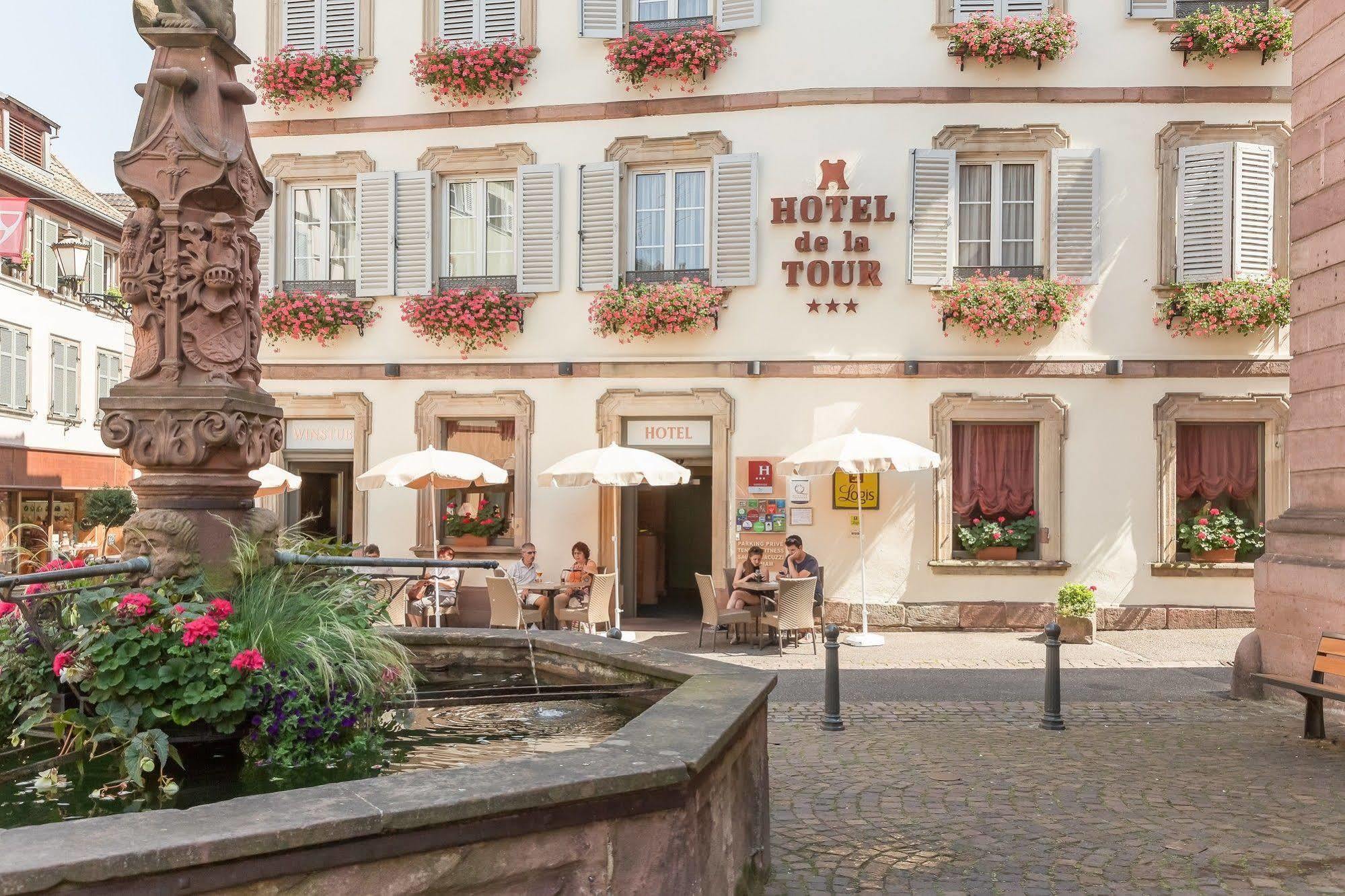 Logis Hotel De La Tour Ribeauvillé Exterior photo