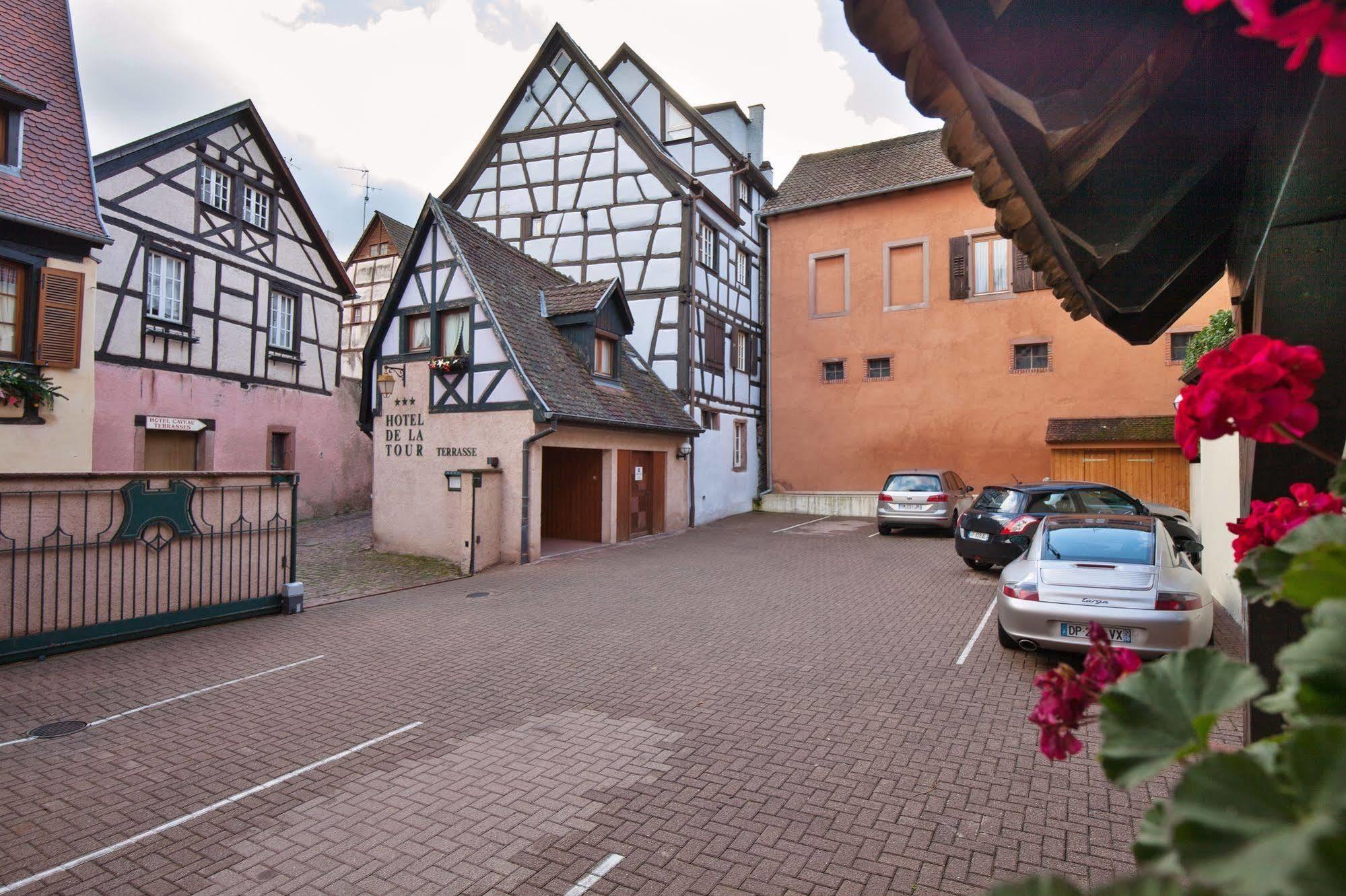 Logis Hotel De La Tour Ribeauvillé Exterior photo
